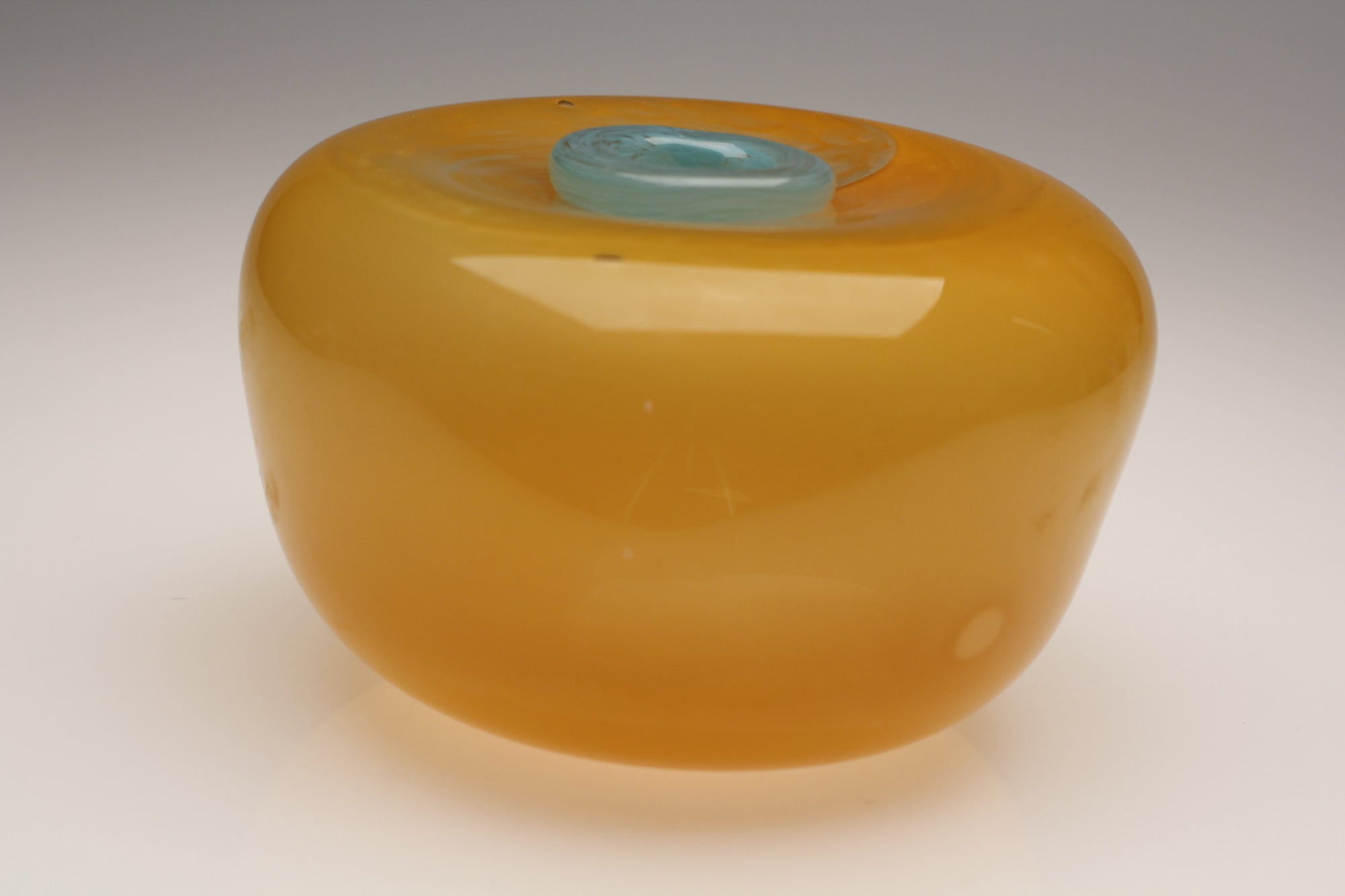 Orange Closed bowl Vessel